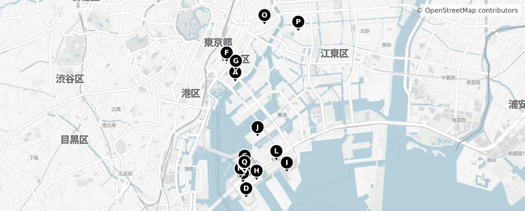 Map of Kōtō