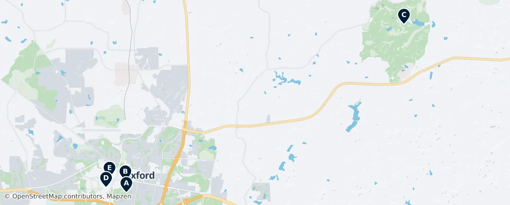 Map of Lafayette County