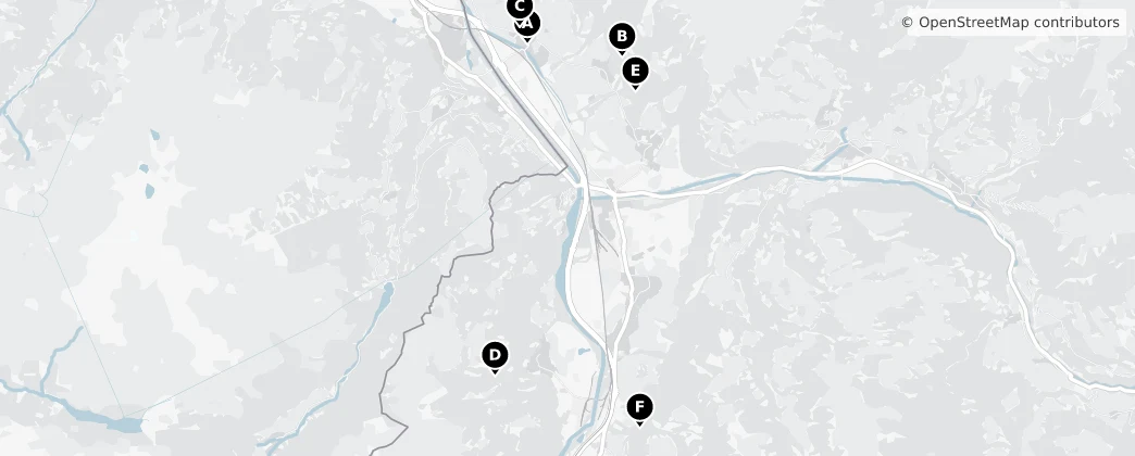 Map of Landquart GR