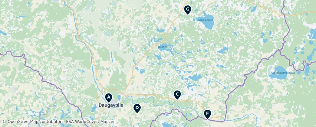 Map of Lettgallen