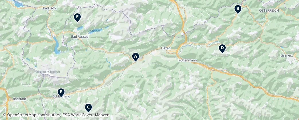 Map of Liezen