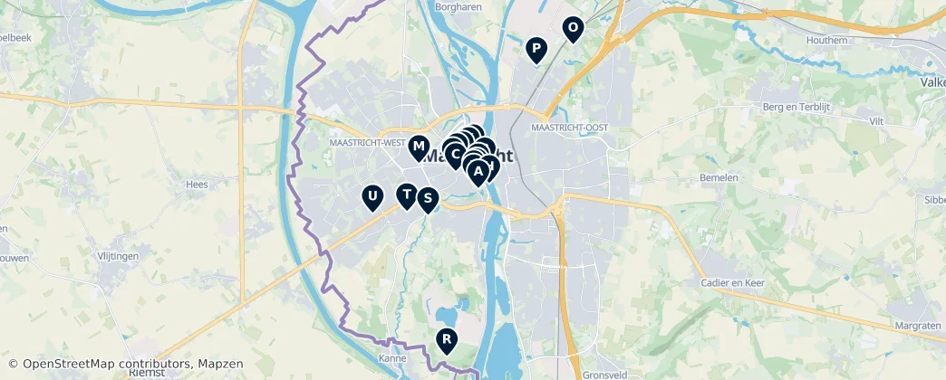 Map of Maastricht