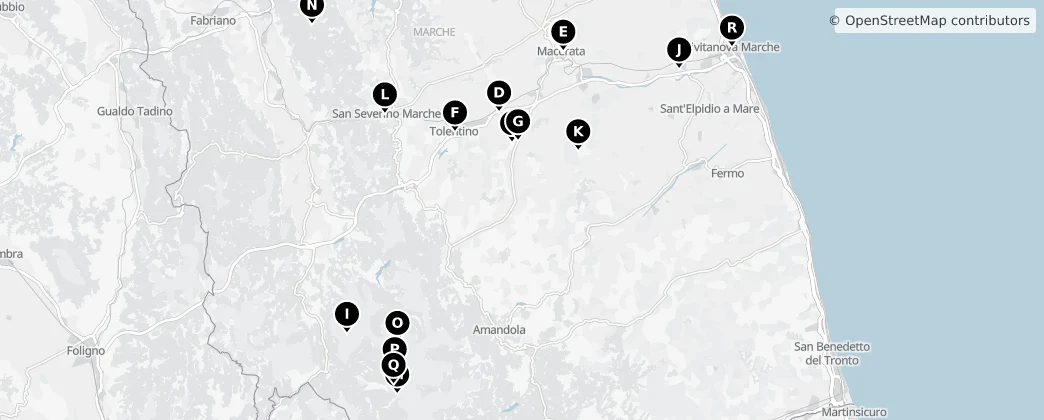 Map of Provinz Macerata