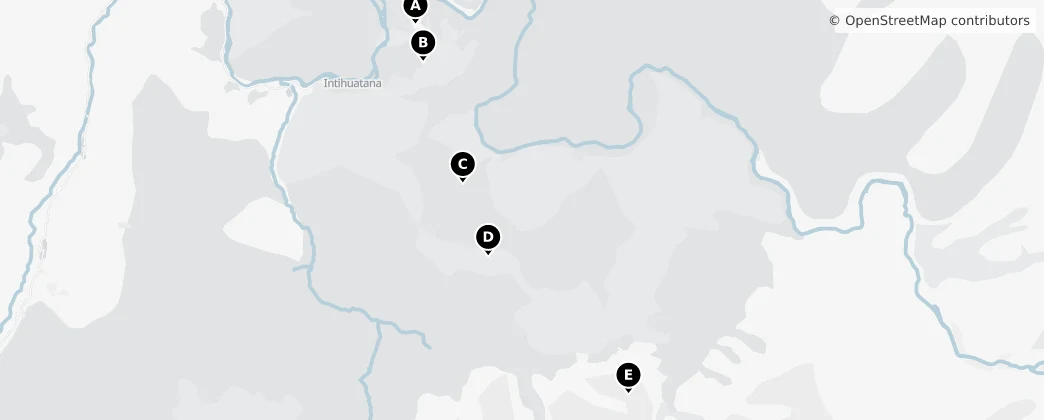 Map of Machupicchu Historical Sanctuary