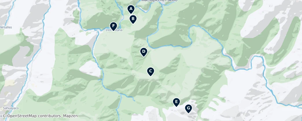 Map of Distrikt Machupicchu