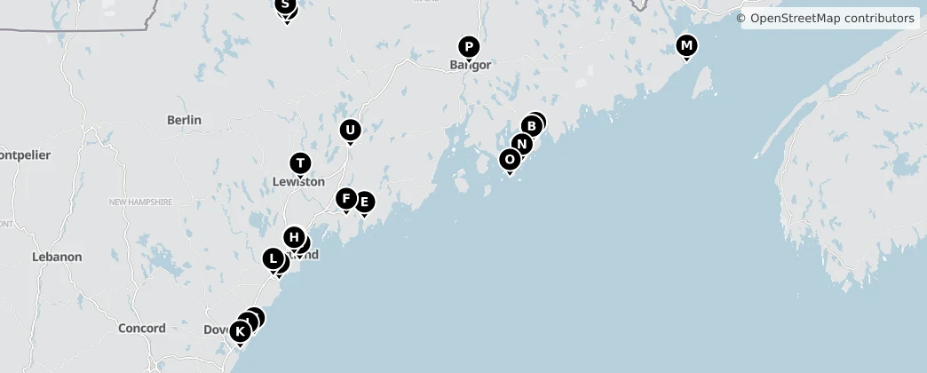 Map of Maine