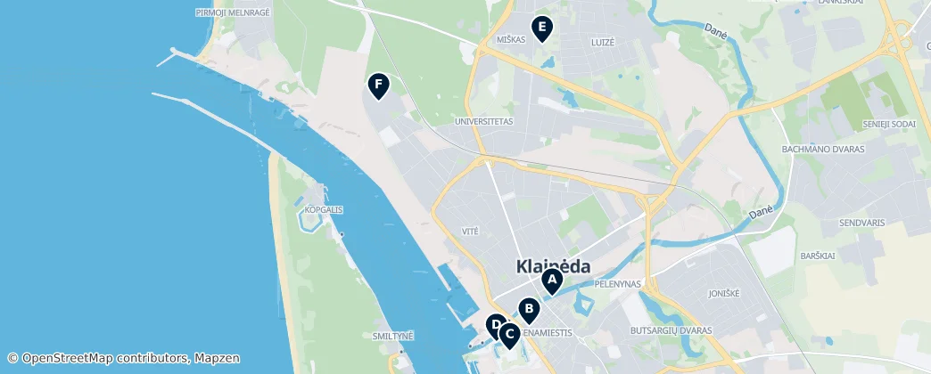 Map of Memel
