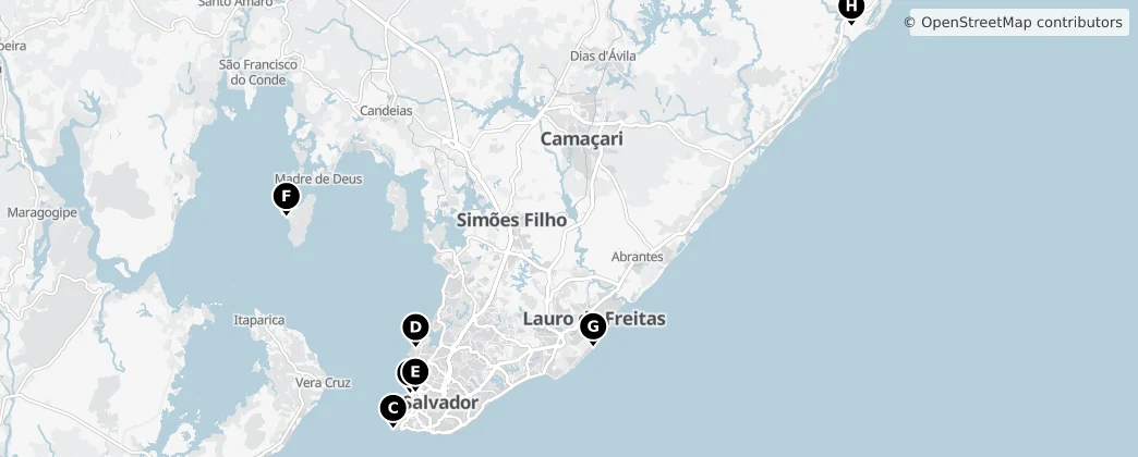 Map of Região Geográfica Intermediária de Salvador