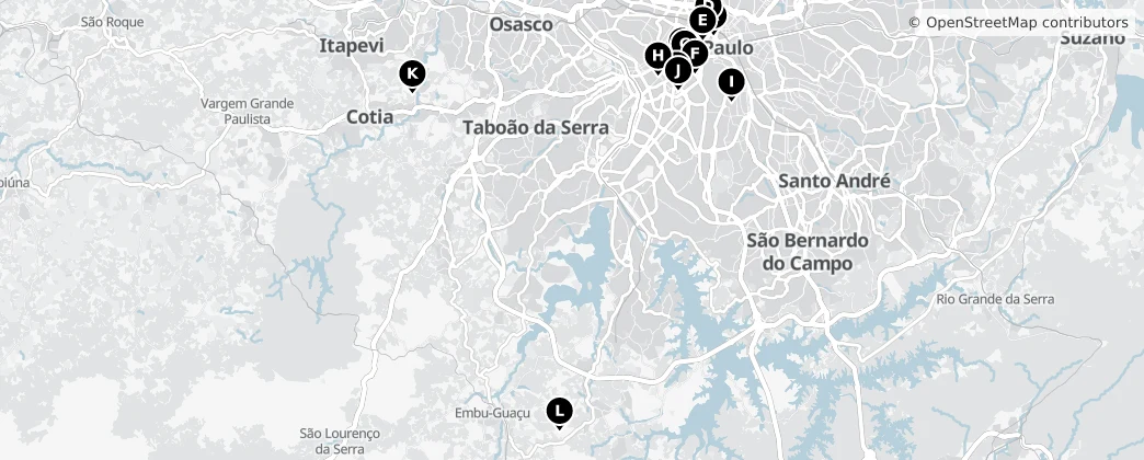 Map of Região Imediata de São Paulo