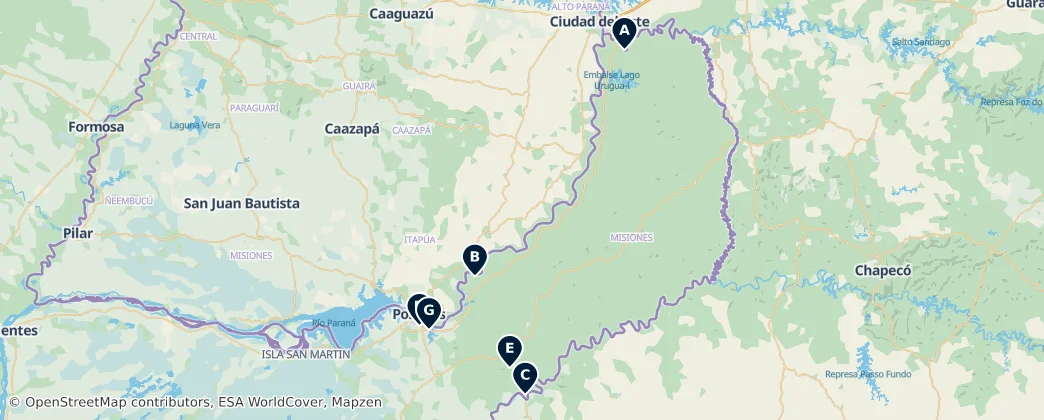 Map of Provinz Misiones