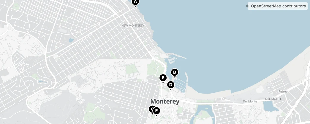 Map of Monterey