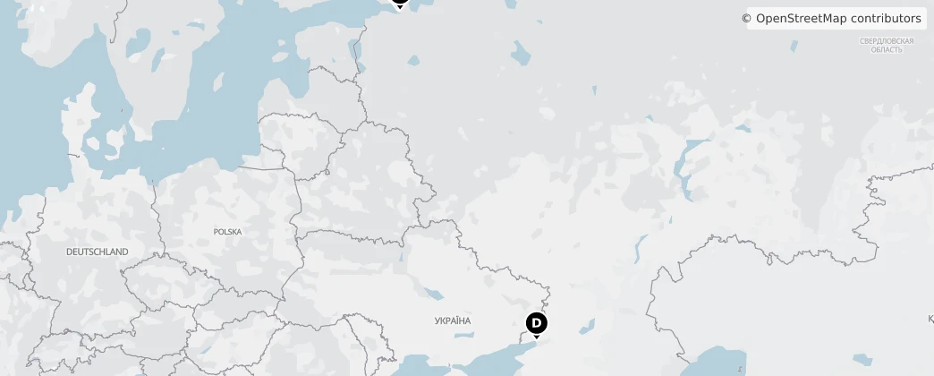 Map of Moscow Time