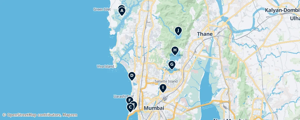 Map of Mumbai Suburban