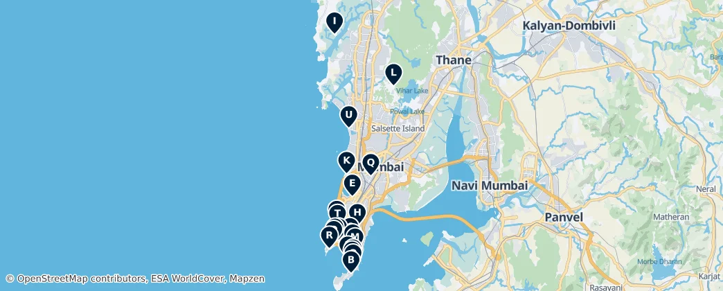 Map of Mumbai