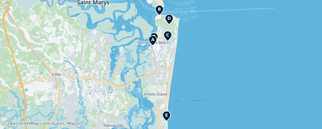 Map of Nassau County