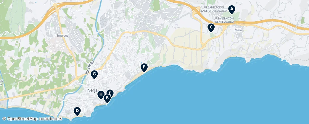 Map of Nerja
