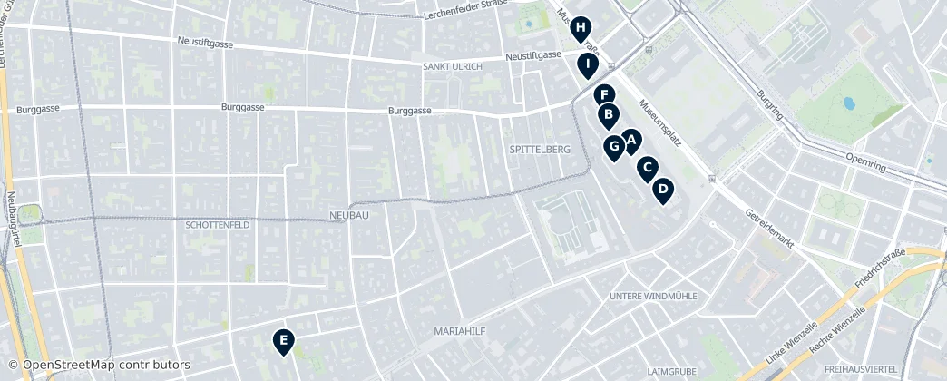 Map of Neubau
