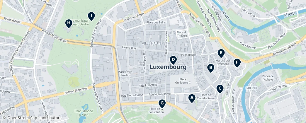 Map of Oberstadt