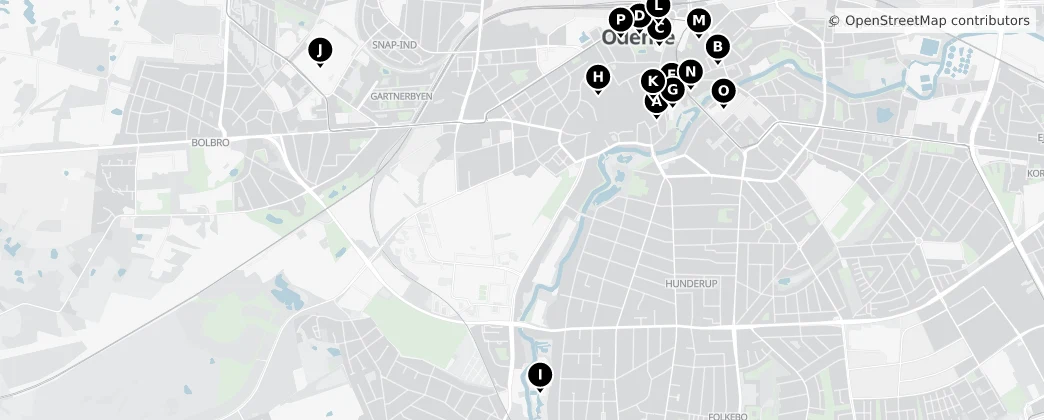 Map of Odense