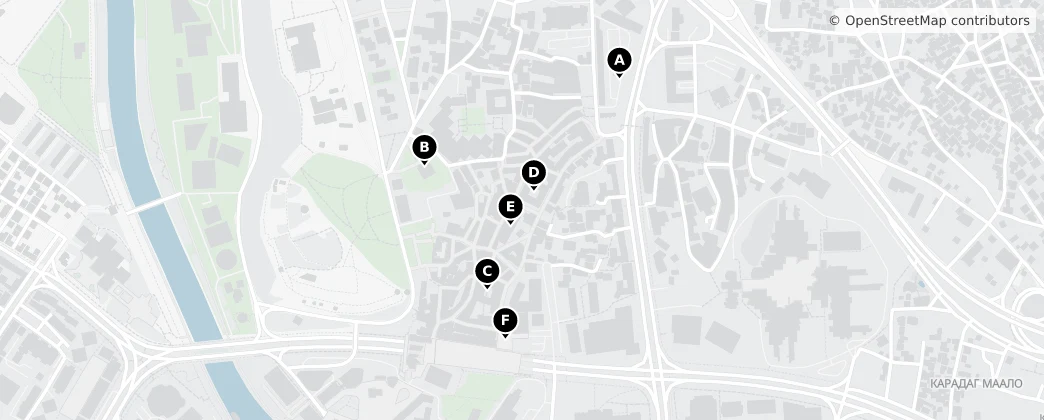 Map of Opstina Cair