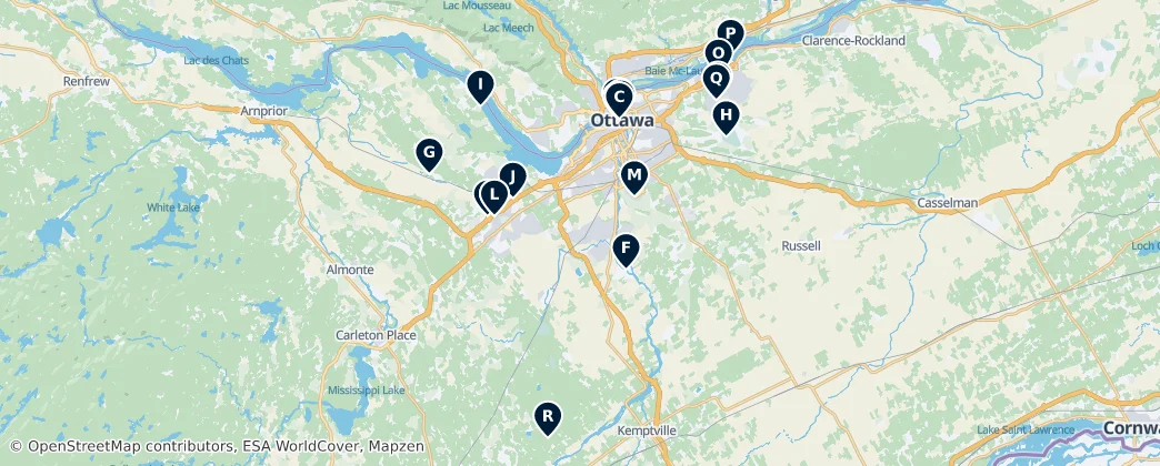 Map of Ottawa
