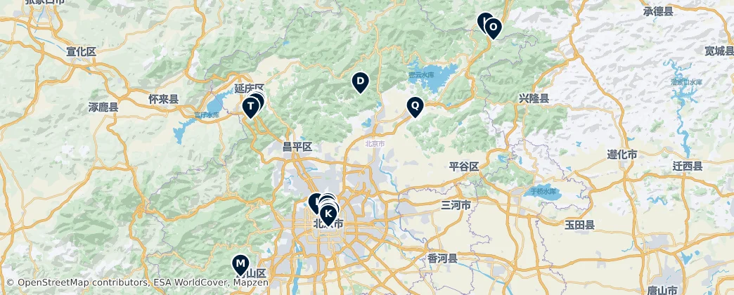 Map of Peking