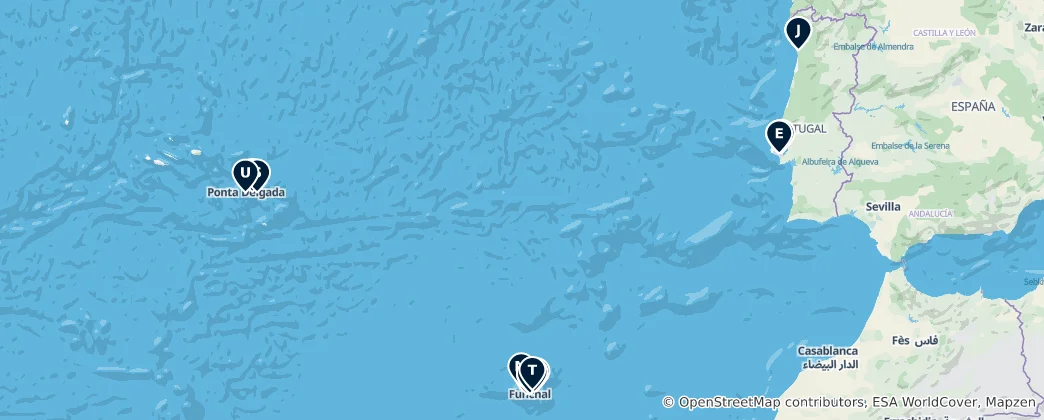 Map of Portugal