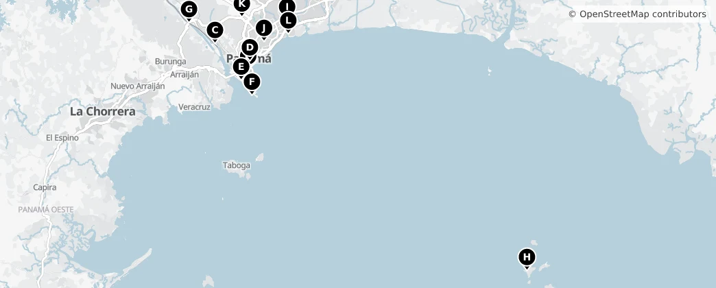 Map of Provinz Panamá