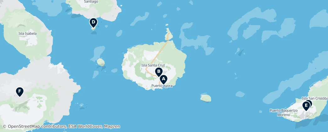 Map of Provinz Galápagos