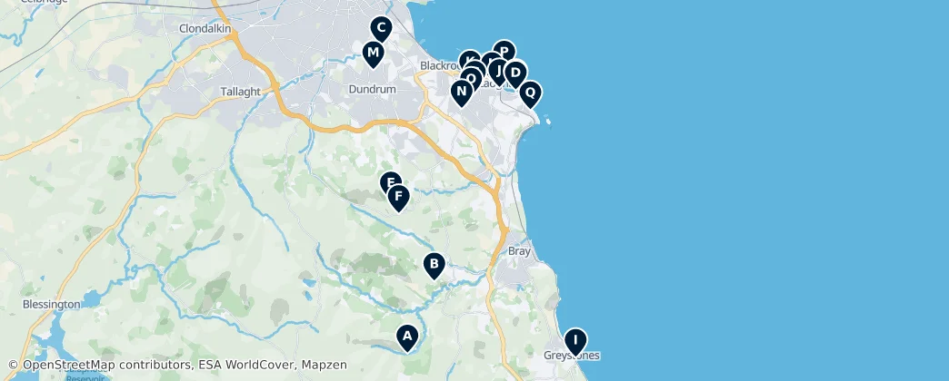 Map of Rathdown Poor Law Union