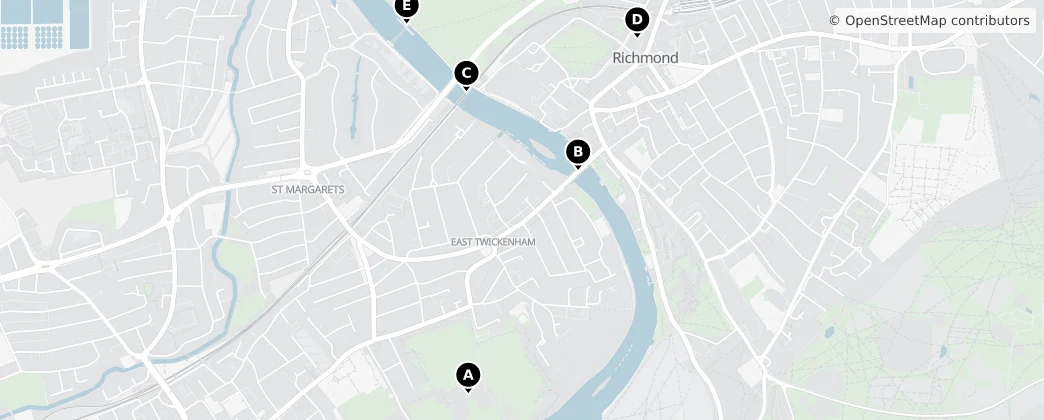 Map of Richmond
