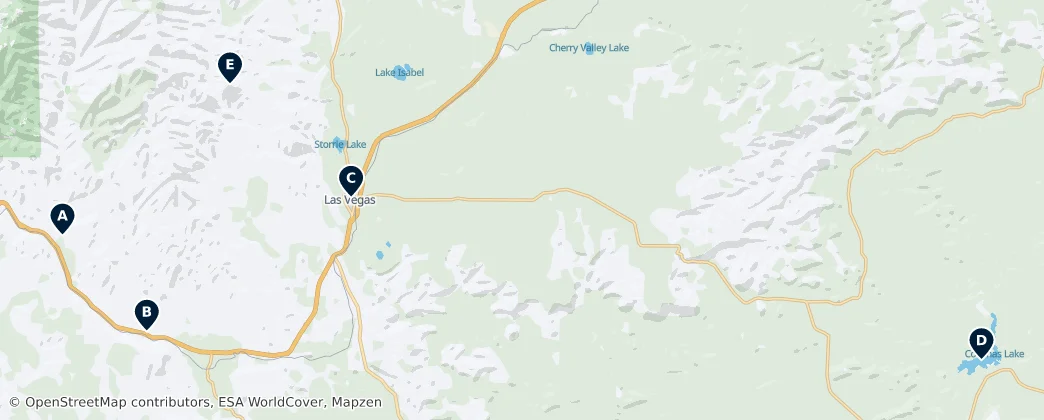 Map of San Miguel County