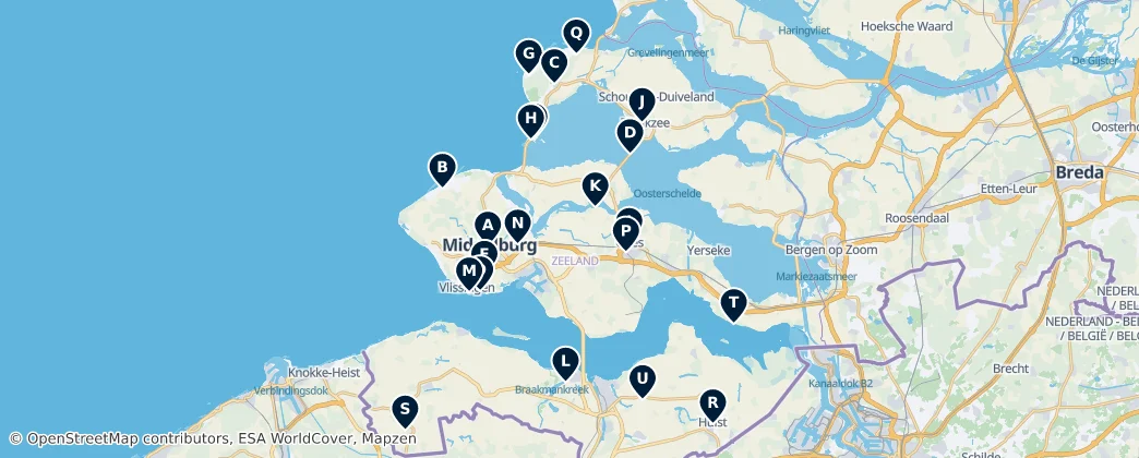 Map of Seeland