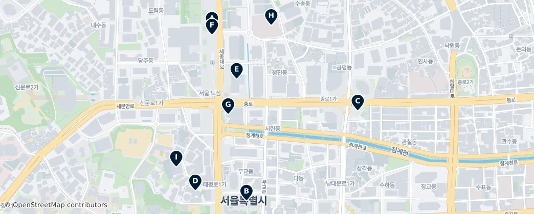 Map of Seorin-dong