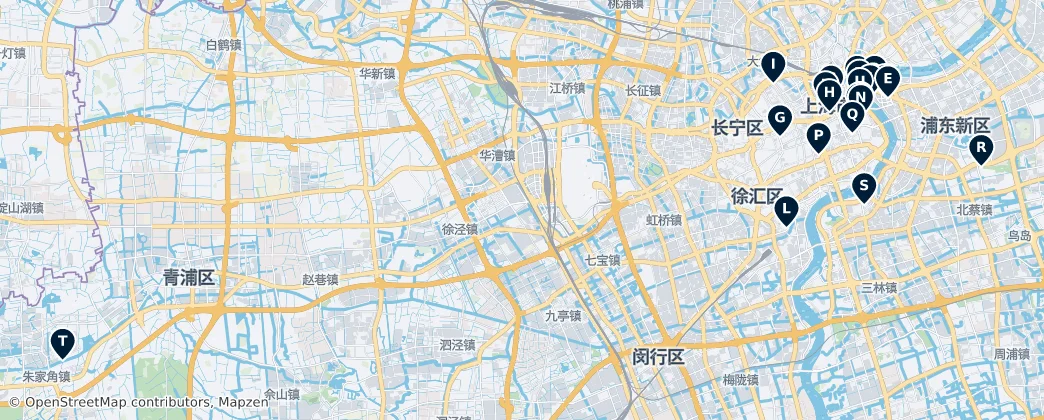 Map of Shanghai