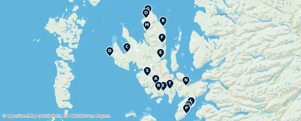 Map of Skye