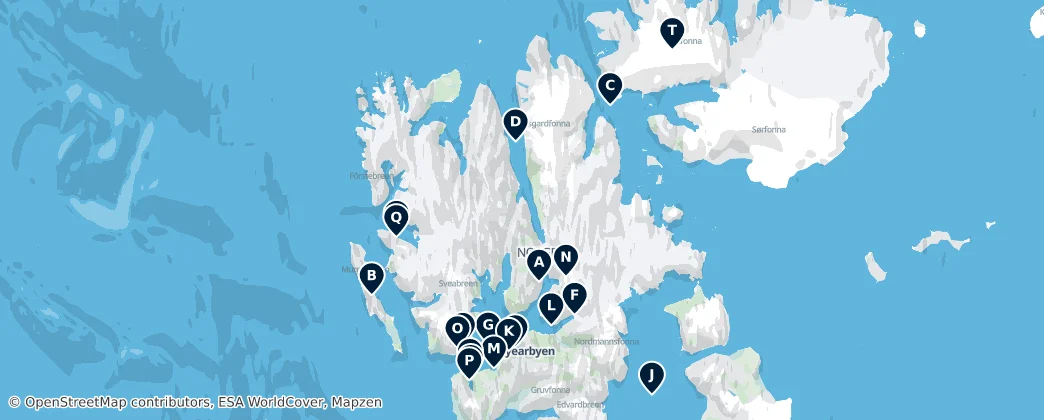 Map of Spitzbergen