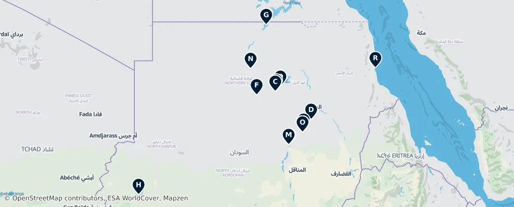Map of Sudan