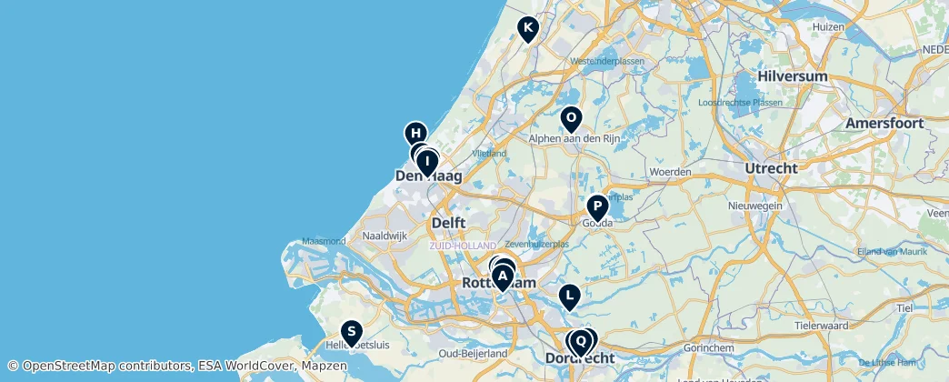 Map of Südholland