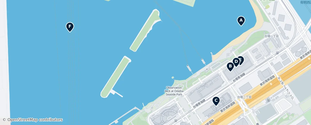 Map of Daiba