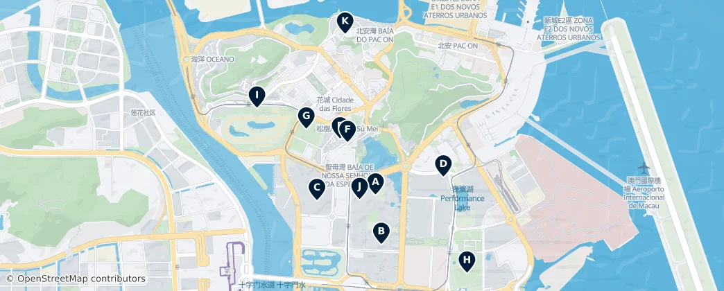 Map of Taipa