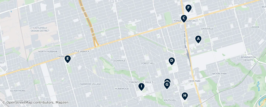 Map of Toronto–St. Paul's