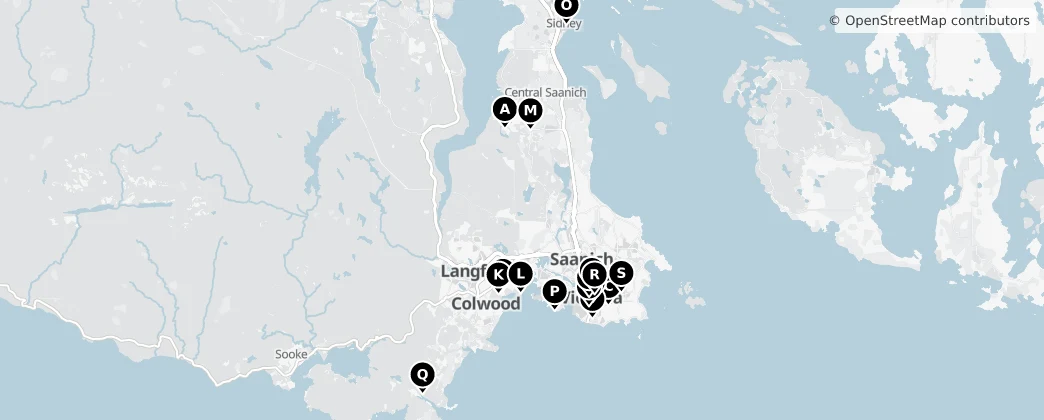 Map of Vancouver Island
