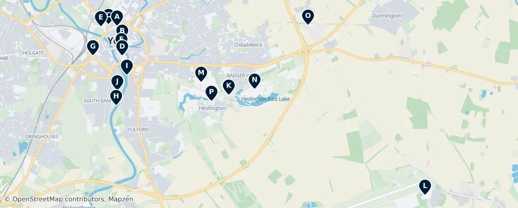Map of York