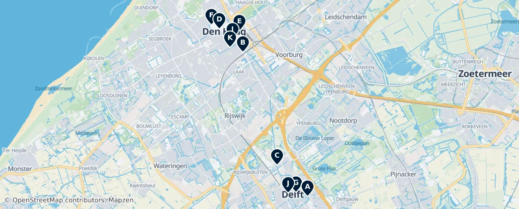 Map of Ypenburg