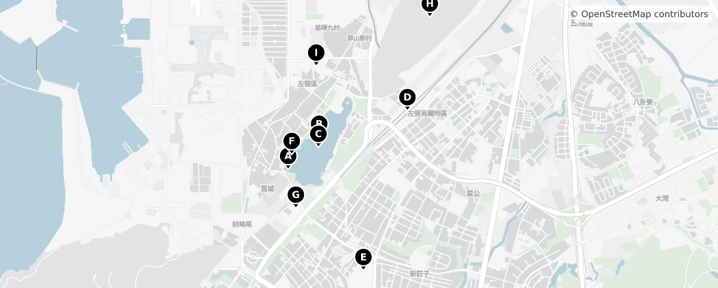 Map of Zuoying