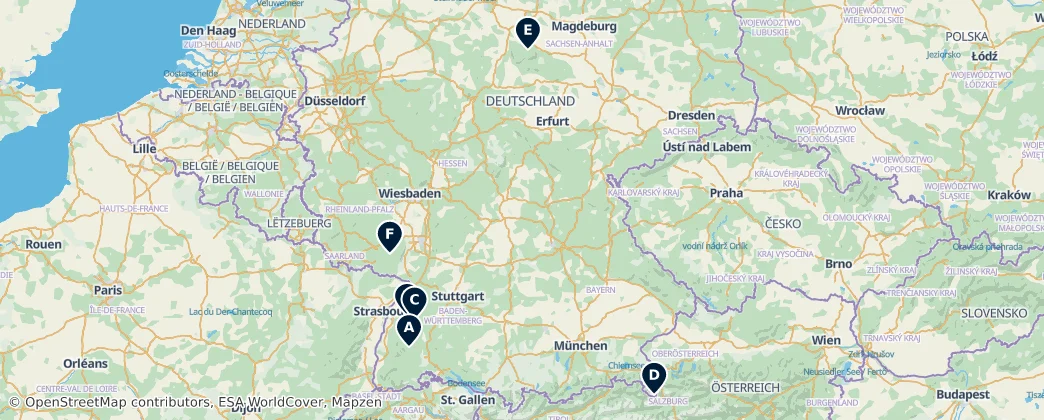 Map of Deutschland