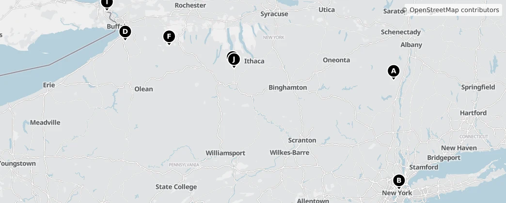 Map of New York