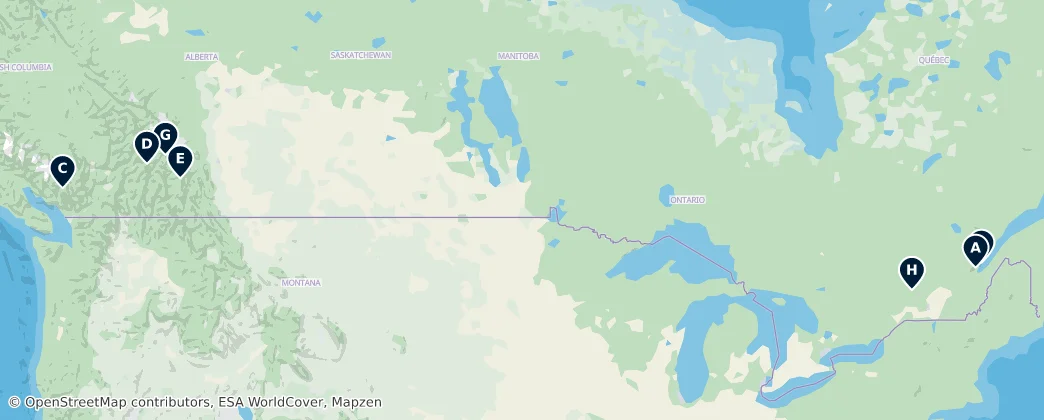 Map of Kanada