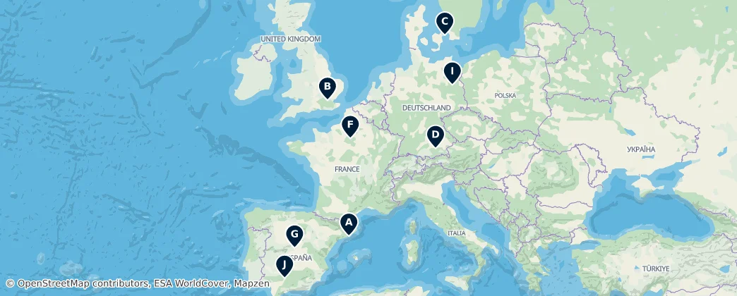 Map of Europe